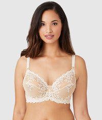 Embrace Lace® Underwire Bra: Sand/Ivory