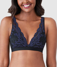 Instant Icon® Bralette: Black/Eclipse