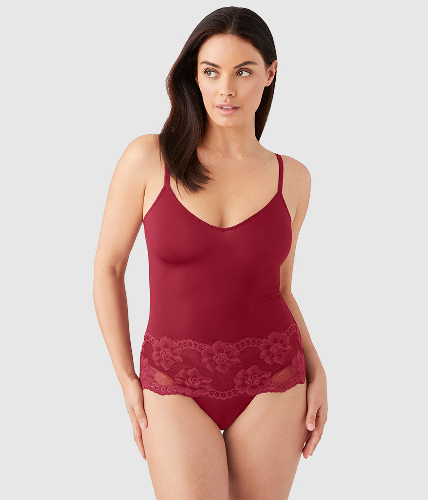 Light and Lacy Cami: Rhubarb