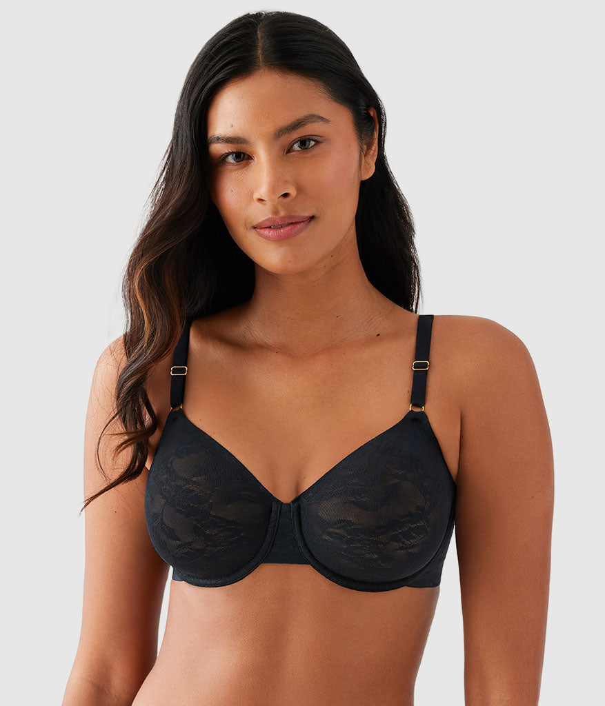 High Profile™ Underwire Bra: Black
