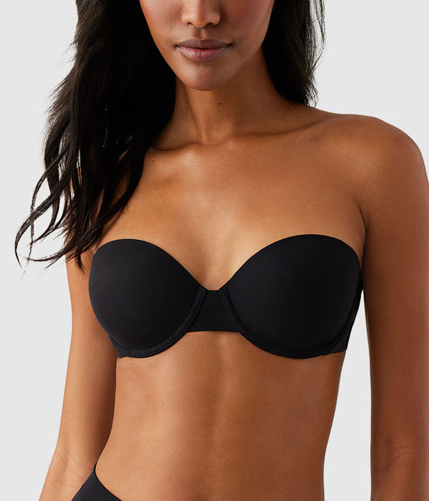Comfort First Strapless Bra: Black