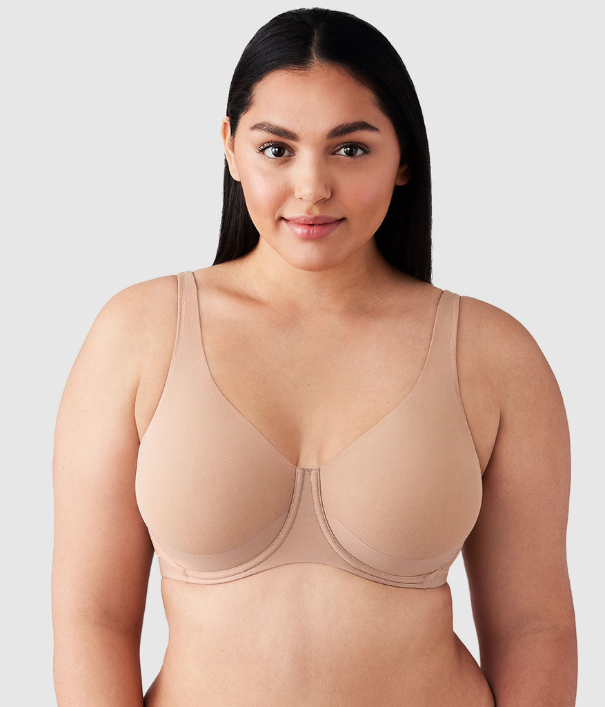 Shape Revelation® Pendulous Underwire Bra: Praline