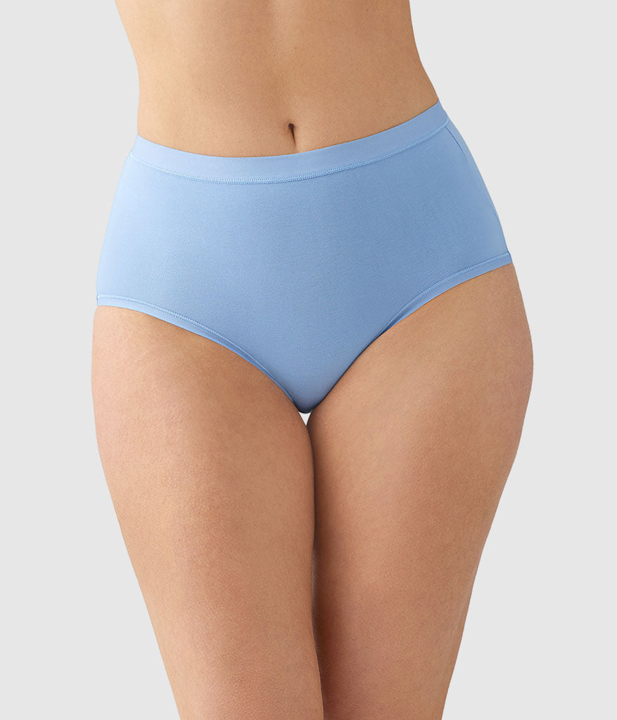 Understated Cotton Brief: Bel Air Blue
