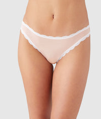 Inspired Eyelet Thong: Rose Smoke