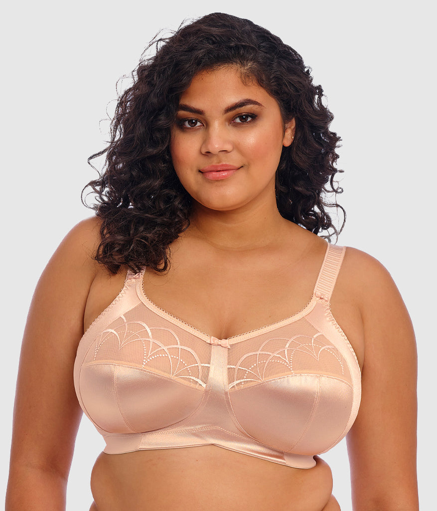 Cate Wire Free Bra: Latte