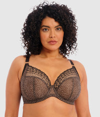 Matilda Underwire Plunge Bra: Leopard