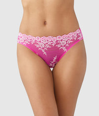 Embrace Lace® Bikini: Wild Azalea/Cradle Pink