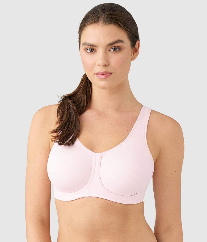 Simone Sport Underwire Bra: Cradle Pink