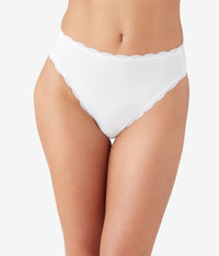 Inspired Eyelet Hi-Leg: White