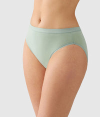 Understated Cotton Hi-Cut: Iceberg Green