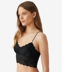 Inspired Eyelet Bralette: Night