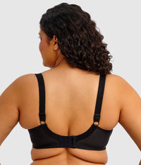 Morgan Stretch Banded Underwire Bra: Black