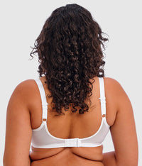 Matilda Underwire Plunge Bra: White