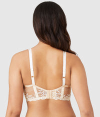 Embrace Lace® Underwire Bra: Sand/Ivory