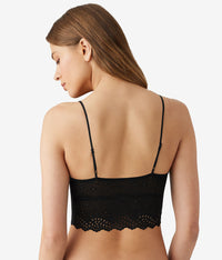 Inspired Eyelet Bralette: Night