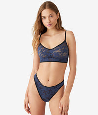 Shadow Scene Bralette: Mood Indigo