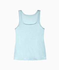 Understated Cotton Tank: Pastel Blue