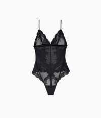 Vivid Attraction Bodysuit: Black