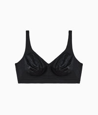 Inside Job™ Wire Free Bra: Black