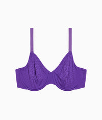 Inside Job™ Underwire Bra: Purple Indigo