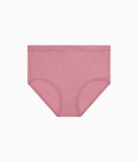 Understated Cotton Brief: Rose Brown