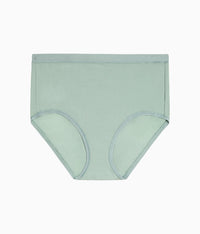 Understated Cotton Brief: Iceberg Green