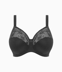 Morgan Stretch Banded Underwire Bra: Black