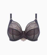 Priya Plunge Underwire Bra: Storm