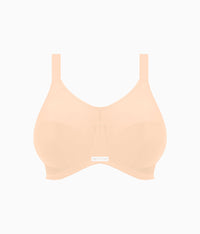 Energise Full Figure Underwire Sport Bra: Nude