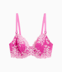 Embrace Lace® Underwire Bra: Wild Azalea/Cradle Pink