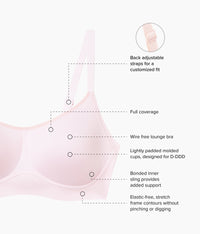Easy Like Sunday™ Wire Free T-Shirt Bra: Cradle Pink