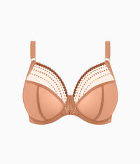 Matilda Underwire Plunge Bra: Cafe Au Lait