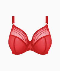 Matilda Underwire Plunge Bra: Haute Red