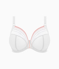 Matilda Underwire Plunge Bra: White