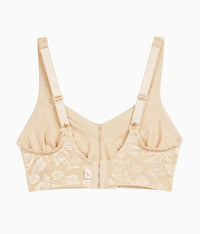 Awareness Full Figure Seamless Wire Free Bra: Sand