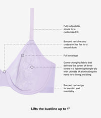 Confidence Boost™ Underwire Bra: Pastel Lilac
