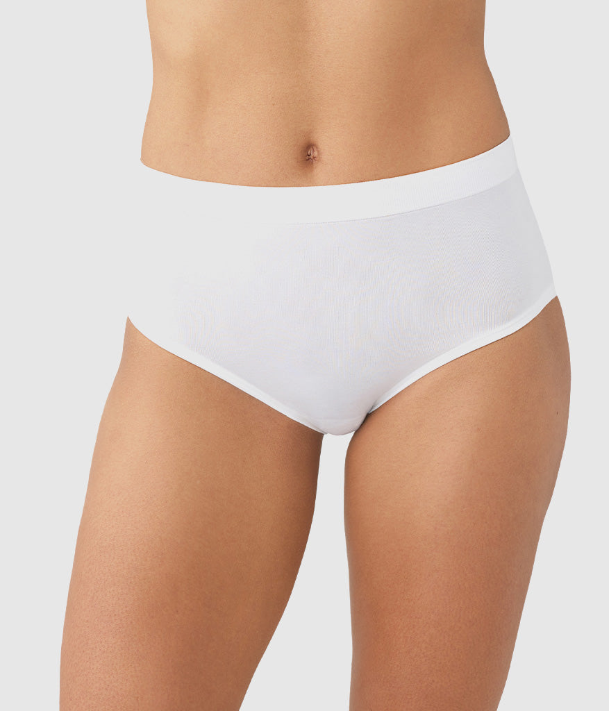 B-Smooth® Natural Brief: White